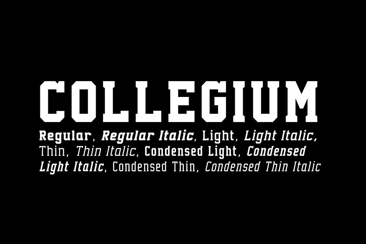 Collegium - 10 fonts in Display Fonts - product preview 8