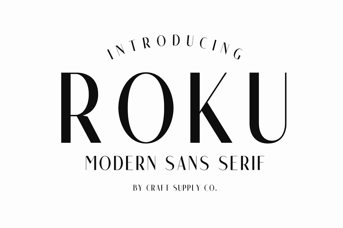 Roku - Modern Sans Serif in Sans-Serif Fonts - product preview 8