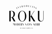 Roku - Modern Sans Serif