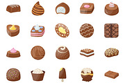 50 Chocolates and Desserts Icons