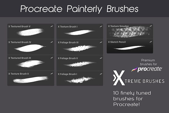 Procreate Texture Brushes BUNDLE! in Photoshop Brushes - product preview 5