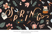Spring prints & lettering & patterns