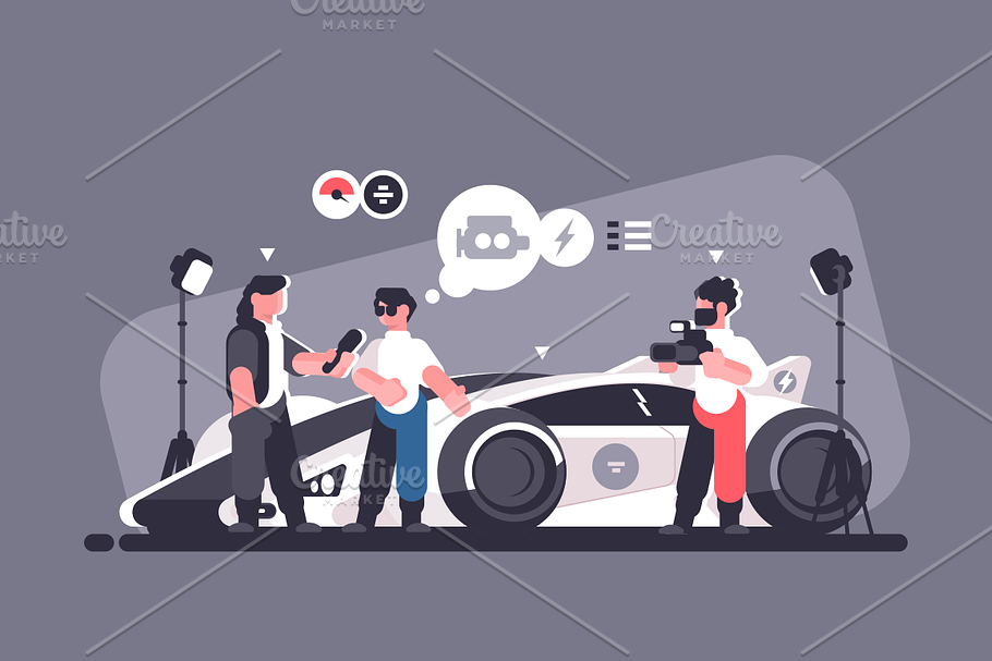 Auto review in Illustrations - product preview 8