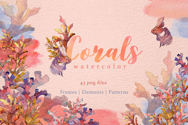Corals Watercolor png