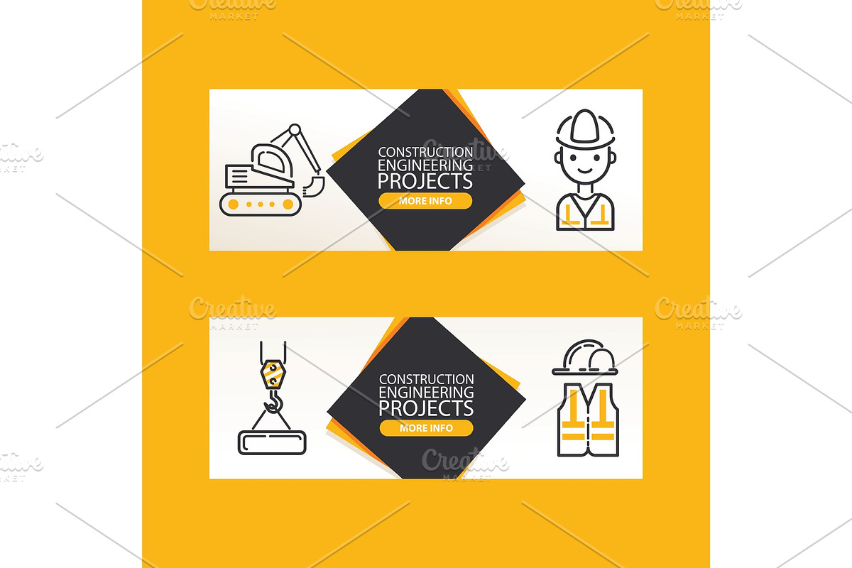 Builder vector building construction in Illustrations - product preview 8