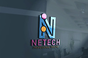 Letter N Tech Logo