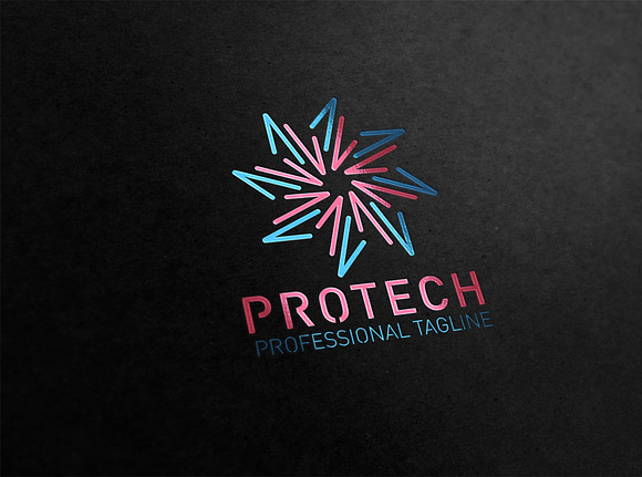 Protech Logo in Logo Templates - product preview 3