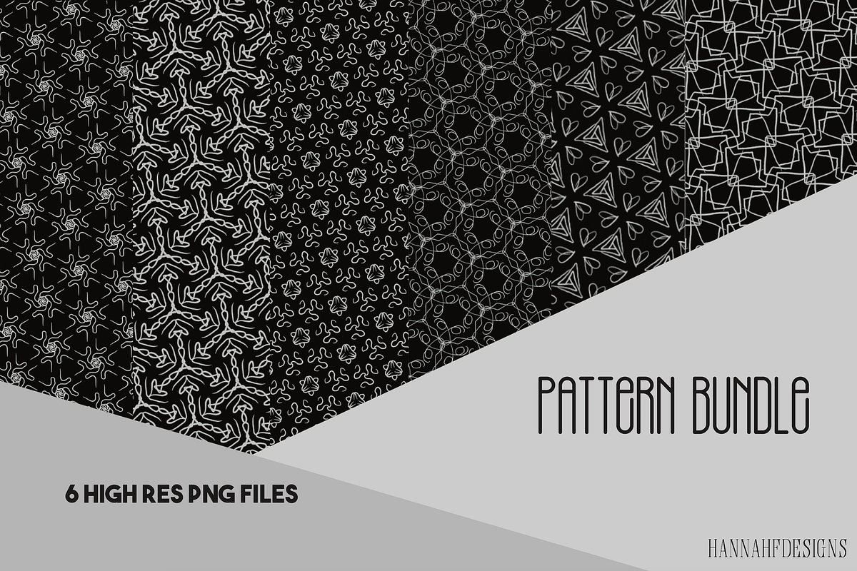 White pattern bundle!  in Patterns - product preview 8