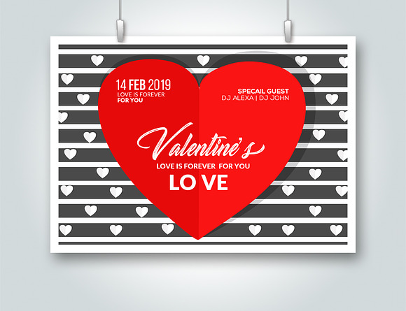 Valentine's Day Special Flyer Bundle in Wedding Templates - product preview 3