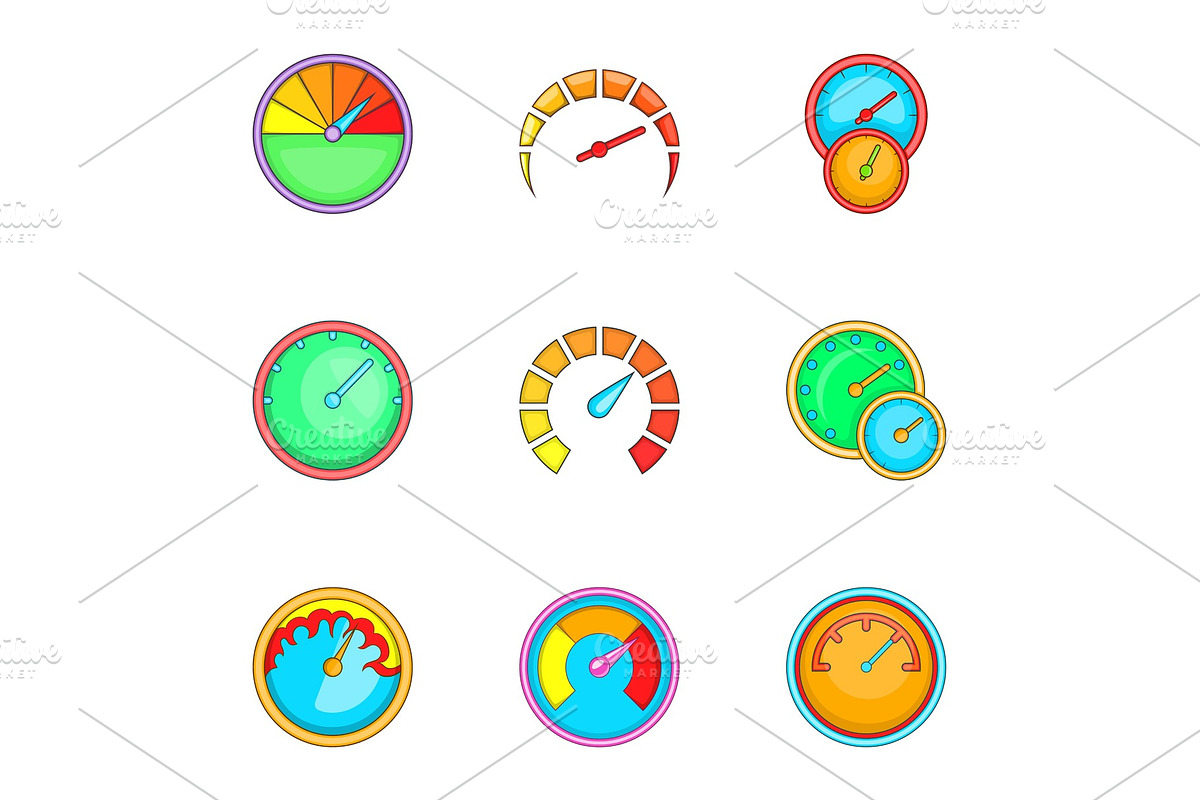 Measurement symbol icons set in Illustrations - product preview 8