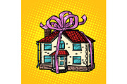 house gift, real estate. in the
