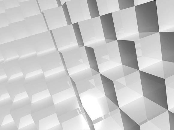 Abstract digital 3D cubical patterns in Web Elements - product preview 2