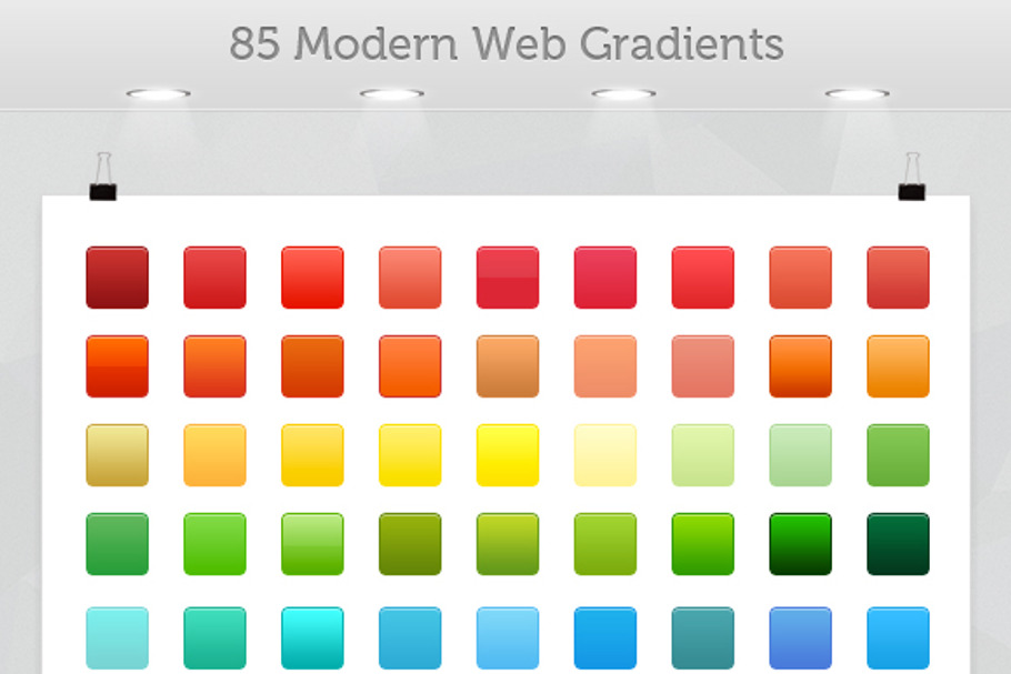 85 Modern Photoshop Gradients