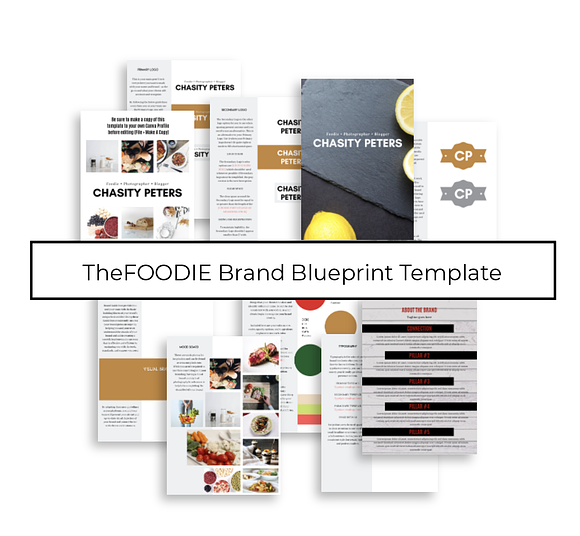 Brand Blueprint Template - FOODIE in Templates - product preview 3