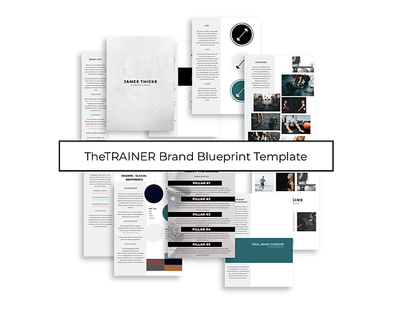 Brand Blueprint Template - TRAINER in Templates - product preview 3