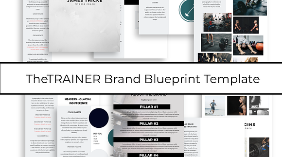 Brand Blueprint Template - TRAINER in Templates - product preview 4