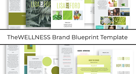 Brand Blueprint Template - WELLNESS in Templates - product preview 4