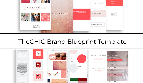 Brand Blueprint Template - CHIC in Social Media Templates - product preview 3