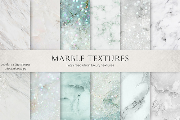 Gold Foil and Marble BUNDLE in Textures - product preview 5