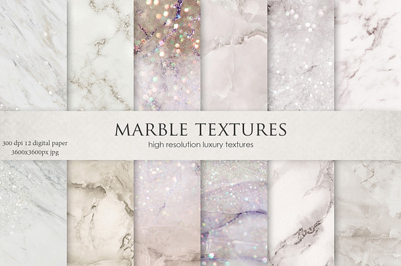 Gold Foil and Marble BUNDLE in Textures - product preview 21
