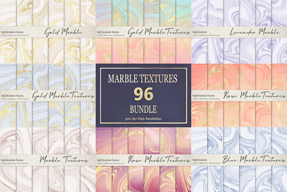 Gold Foil and Marble BUNDLE in Textures - product preview 25
