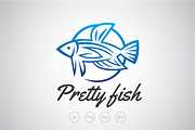 Pretty Fish Logo Template