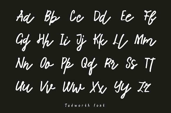 Tadworth Handwritten Script in Script Fonts - product preview 1