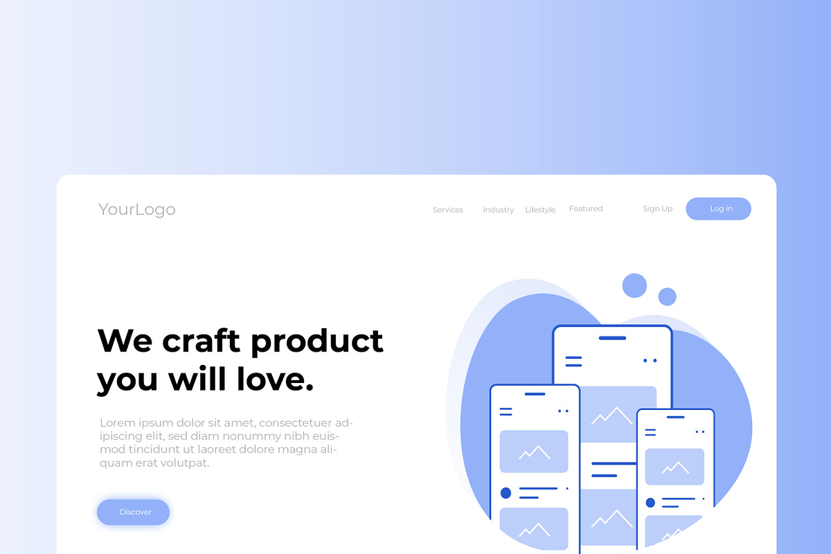 Craft Product - Banner & Landing Pag in Web Elements - product preview 8