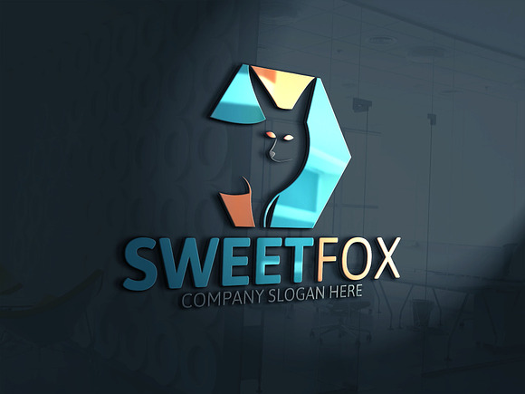 Sweet Fox Logo in Logo Templates - product preview 1