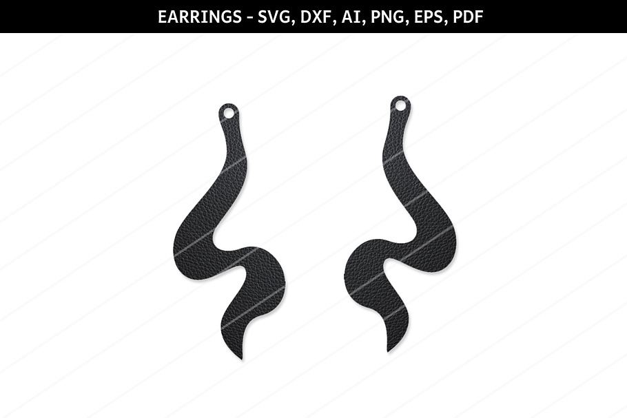 Asymmetric earrings,svg files,cricut in Patterns - product preview 8