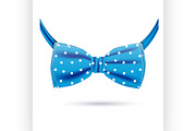 the blue bow tie