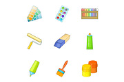 Art instruments for painting icons
