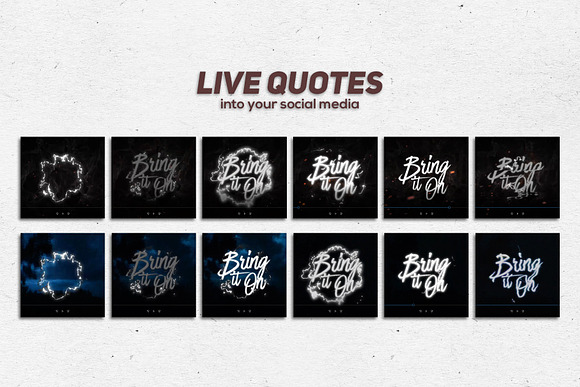 VIDEOQUOTES Bundle in Instagram Templates - product preview 15