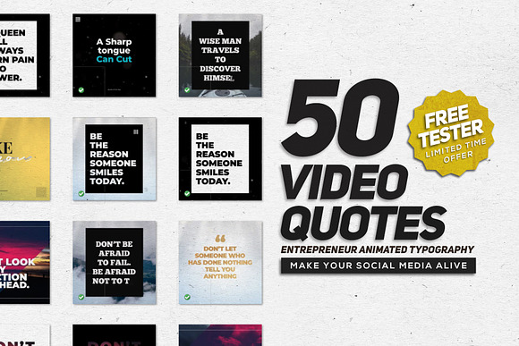 VIDEOQUOTES Bundle in Instagram Templates - product preview 18