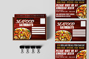 Seafood Saturdays Promotion PostCard