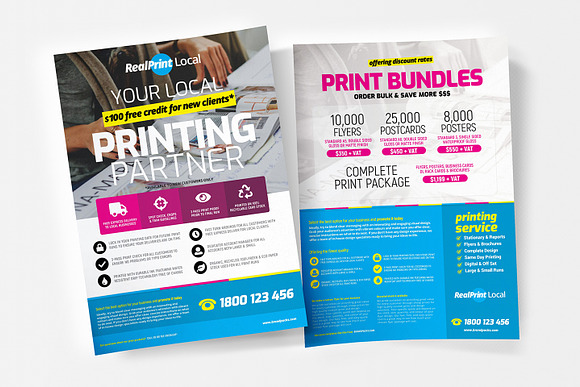Print Shop Templates Pack in Flyer Templates - product preview 1