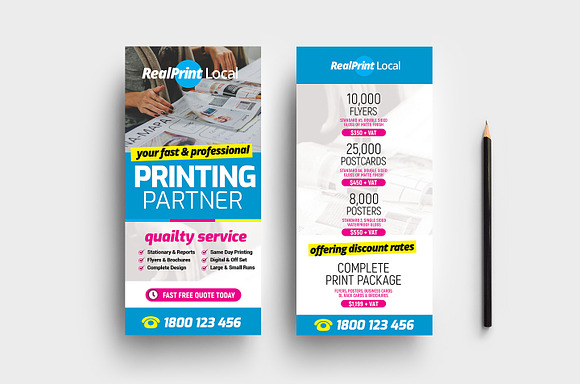 Print Shop Templates Pack in Flyer Templates - product preview 5
