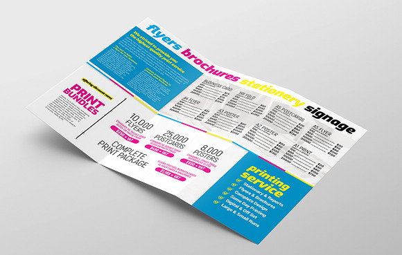Print Shop Templates Pack in Flyer Templates - product preview 8