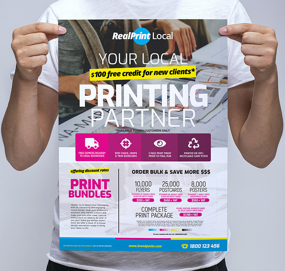 Print Shop Templates Pack in Flyer Templates - product preview 10