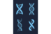 Set of DNA Icon Chains Genetic