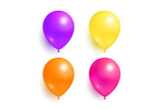 Helium Inflatable Colorful Balloons