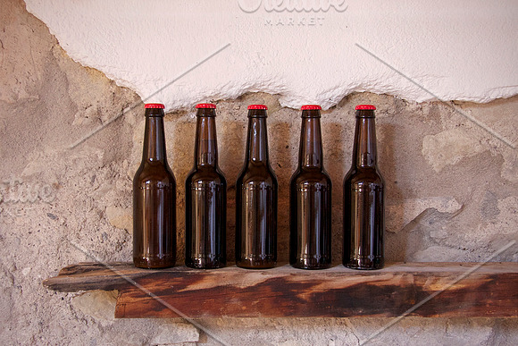 Cave Wall | Beer Mockup in Product Mockups - product preview 4