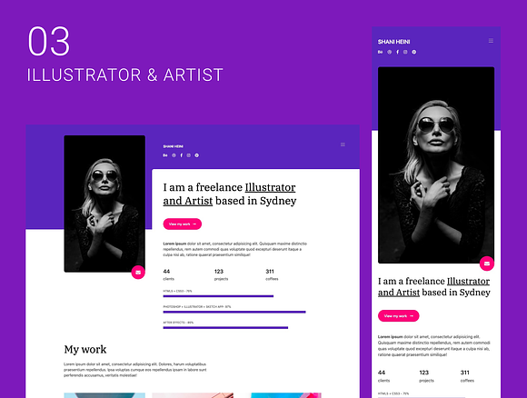 Shani - Bootstrap Onepage template in Bootstrap Themes - product preview 1