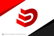 Letter D logo template