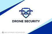 Drone Security Logo Template