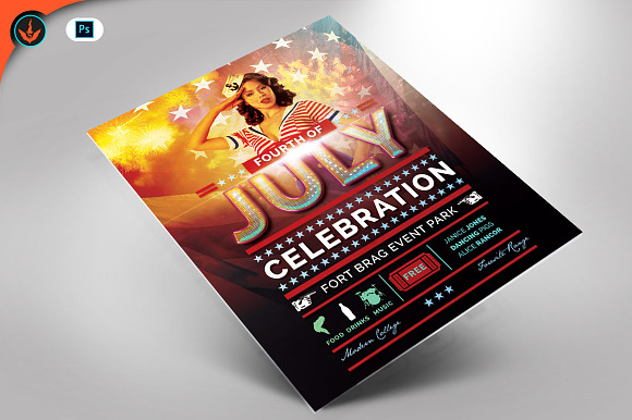 Fourth of July Flyer in Flyer Templates - product preview 4