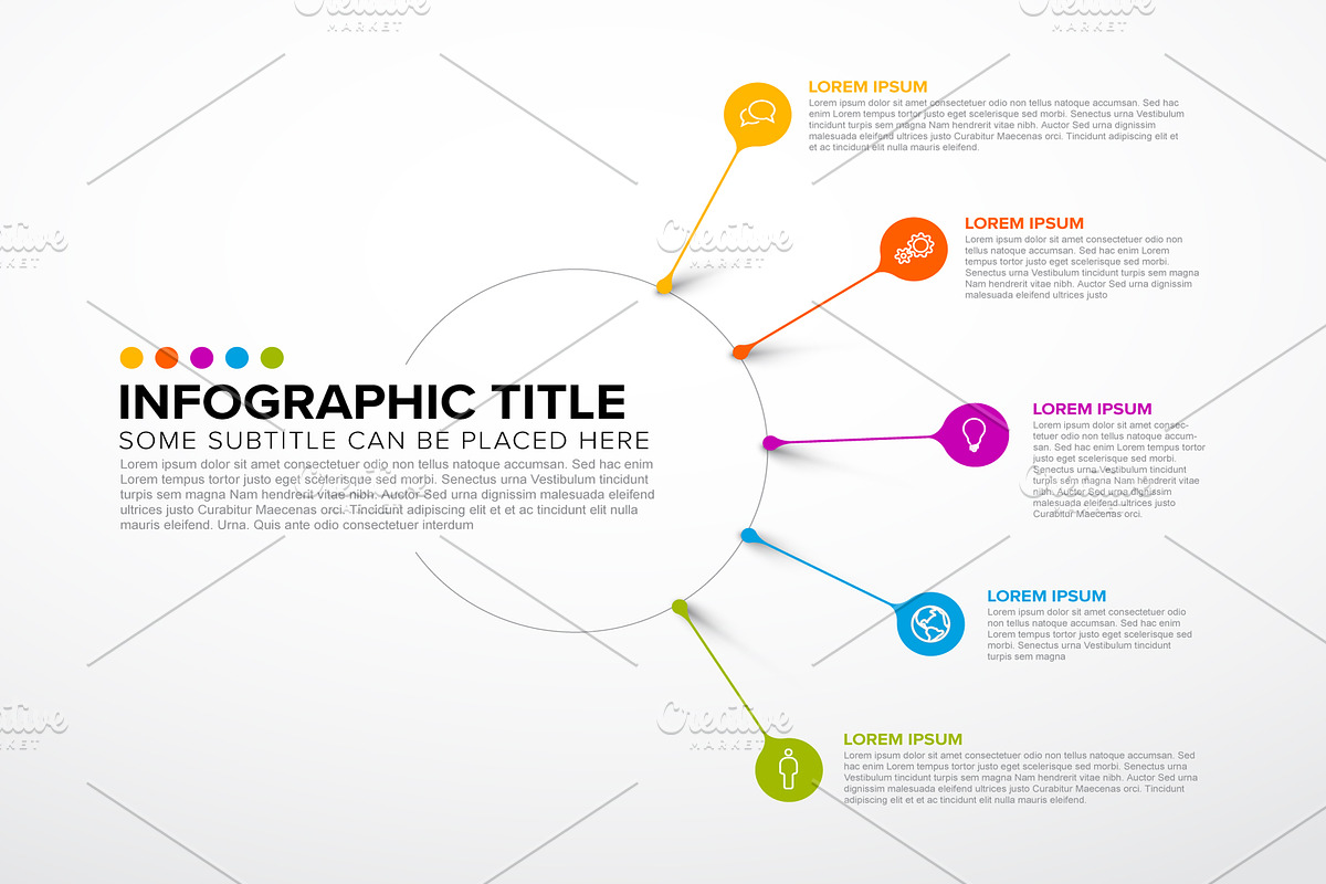 Multipurpose infographic template in Graphics - product preview 8