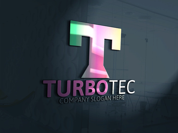 Turbo Tec / T Letter Logo in Logo Templates - product preview 2