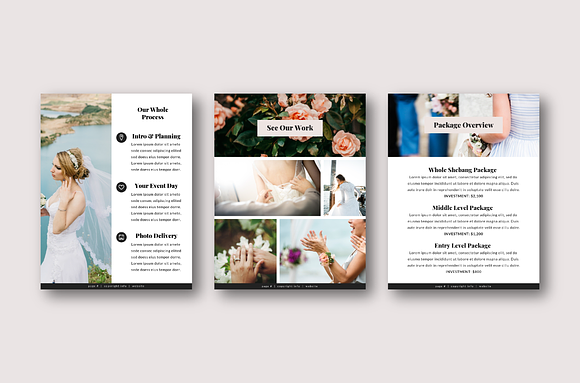 Photographers Pricing Guide Template in Brochure Templates - product preview 2