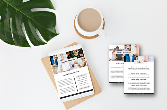 Photographers Pricing Guide Template in Brochure Templates - product preview 4
